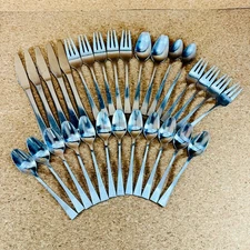 Rogers Stanley Roberts SRB33 30 Pcs Knife Fork Spoon Teaspoon Stainless Flatware