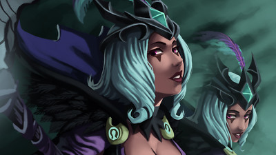 League of Legends video games leblanc game art girls pc playmat gaming mat