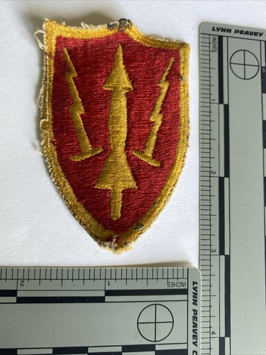 Vintage U S Army ARADCOM Cut Edge Snow Back Patch No Glow - Imagen 3 de 3