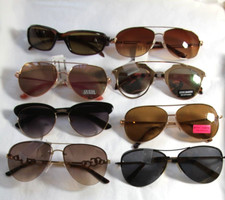 Nordstrom Leftover Assorted Sunglasses  For Repair or Parts  3 Lot 8 Pair