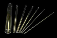 Clear fused quartz tube, OD12.7mm*ID10.5mm*L1219.2mm, Item# FQ-T-12.7-10.5-4