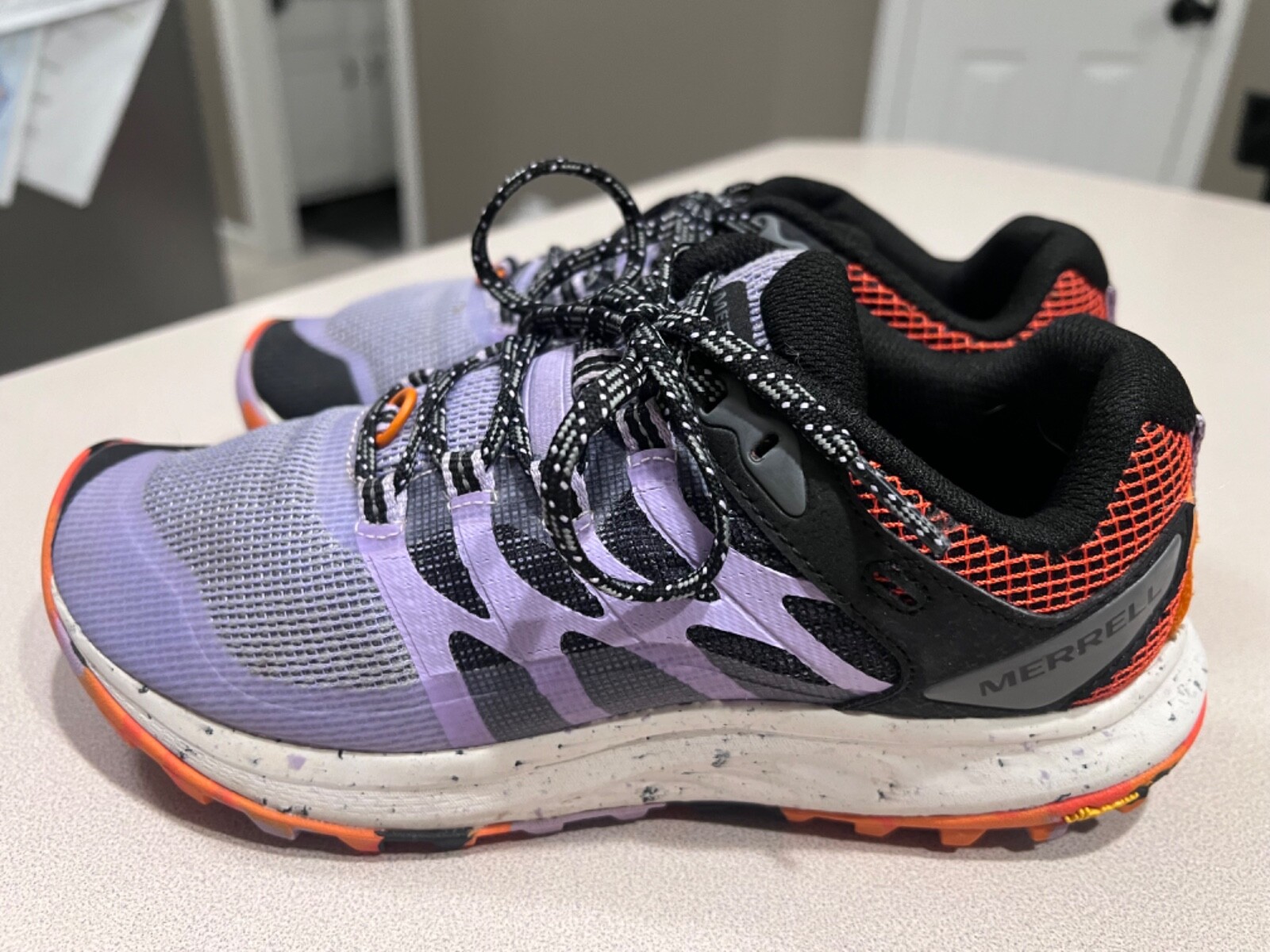 Scarpe da trail running Merrell Antora 3 donna 6 viola arancione sneakers J067604