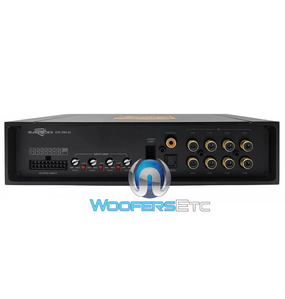 ZAPCO DSP-Z8-IV-AT AUTOTUNE BLUETOOTH 8-CHANNEL DSP 8 ANALOG INPUTS OUTPUTS NEW - Image 2 of 3