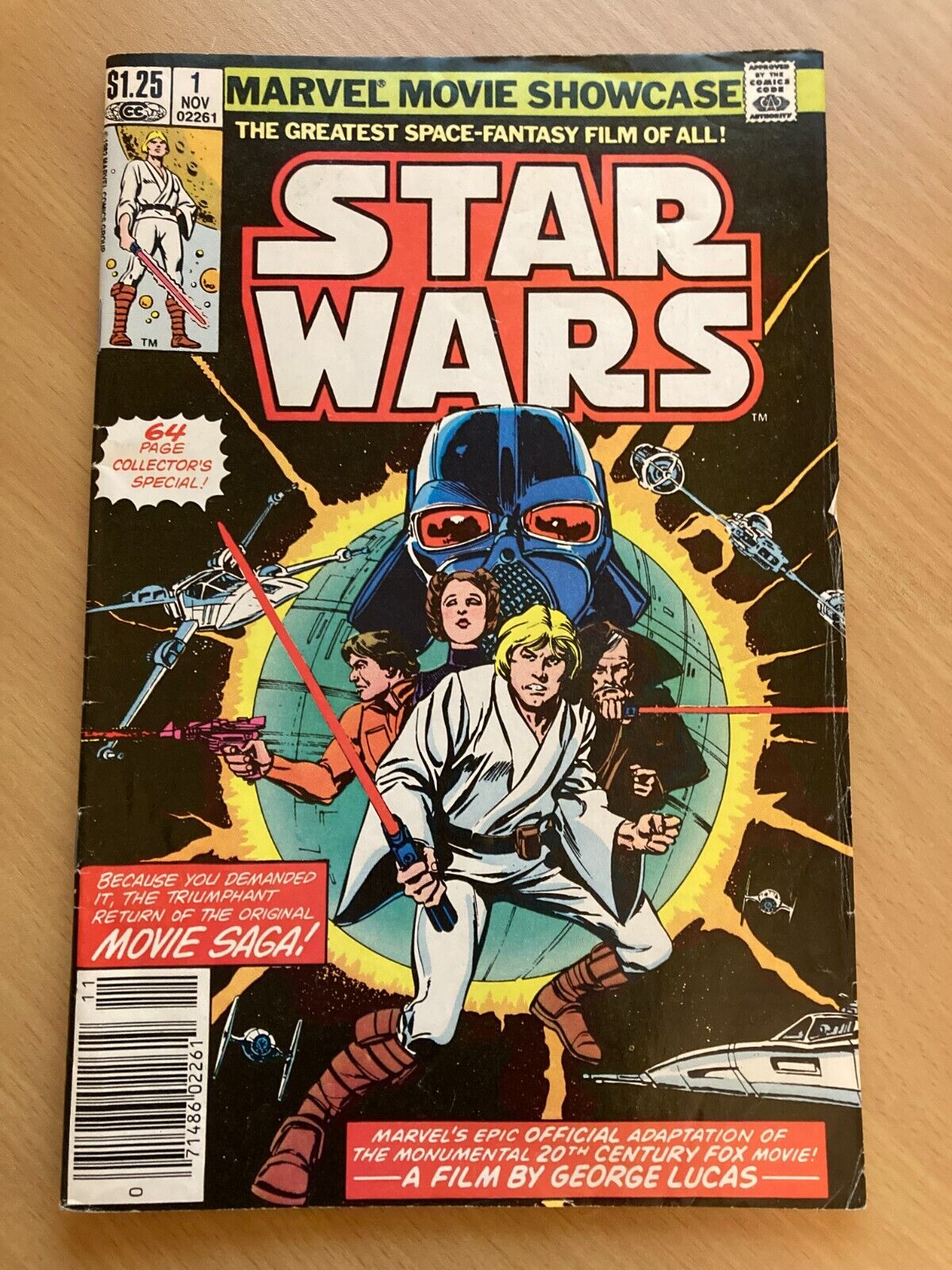 Marvel Movie Showcase Star Wars #1 and 2 Marvel Comics (1982) GD condition