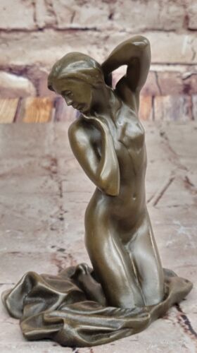 Mavchi Bronze Artwork Naked Woman Art Deco Statue Hot Cast Bedroom Sculpture - Picture 3 of 10