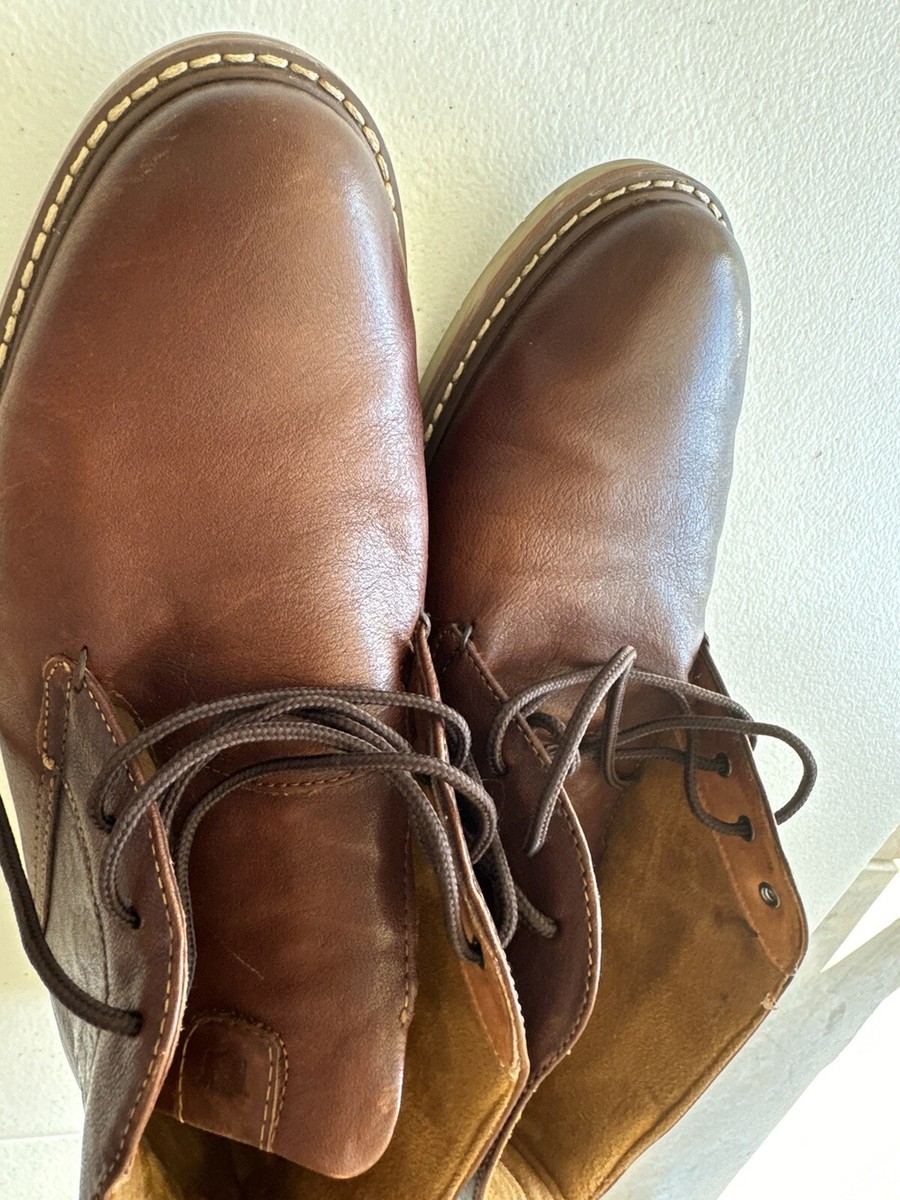 Florsheim Fenway Brogue Cap-Toe‎ Boots Sz 9D Brown Design Cap Toe Preowned Florsheim FENWAY CAP TOE Mens 9M Brown Lace Up Dress Boots  main image 2