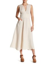 NWT Free People Pretty Daze Midi Dress. Ivory Combo XS Size $148 Retail