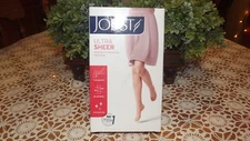 Jobst UltraSheer Medical Compression Stockings 15-20mmHg - Classic BLACK Medium