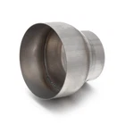 3"OD to 5"OD Exhaust Pipe Tip Adapter Reducer Connector 304 Stainless Steel