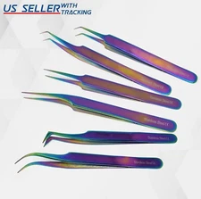 Professional Sharp Tweezers Pointed Tip | Stainless Steel, Fine Tip Needle