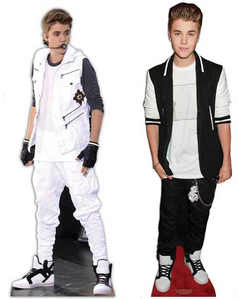 Bieber, Justin Découpe Cartonnée À Taille Réelle Standee Décoration Pour Fête - Photo 1/1