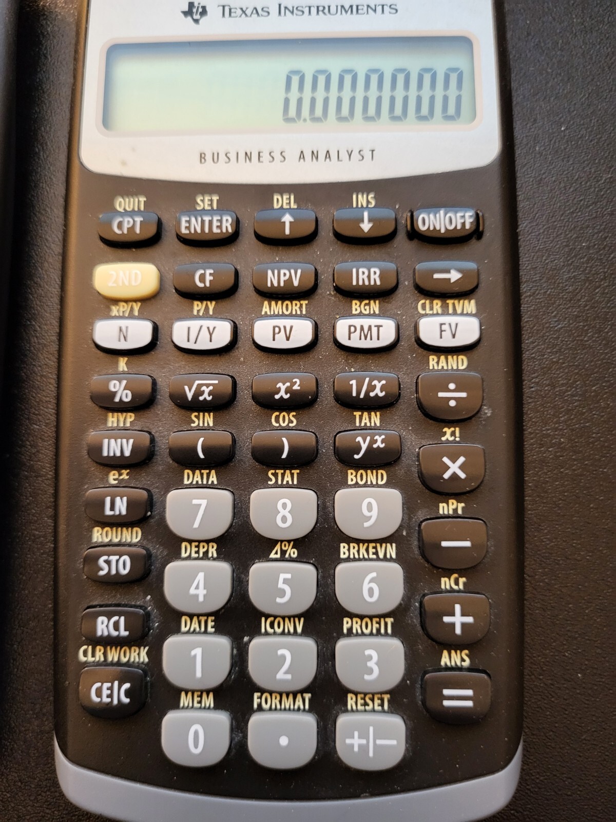 Texas Instruments BA II Plus Calculator EBay Texas instruments ba ii plus calculator ebay