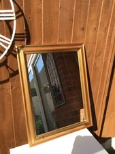 Vintage St Michael Marks & Spencer Rectangle Gilt Finish Mirror 18'' x 14''