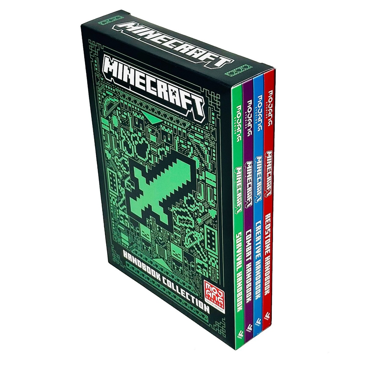 All New Official Minecraft Combat Handbook 4 Books Collection Set