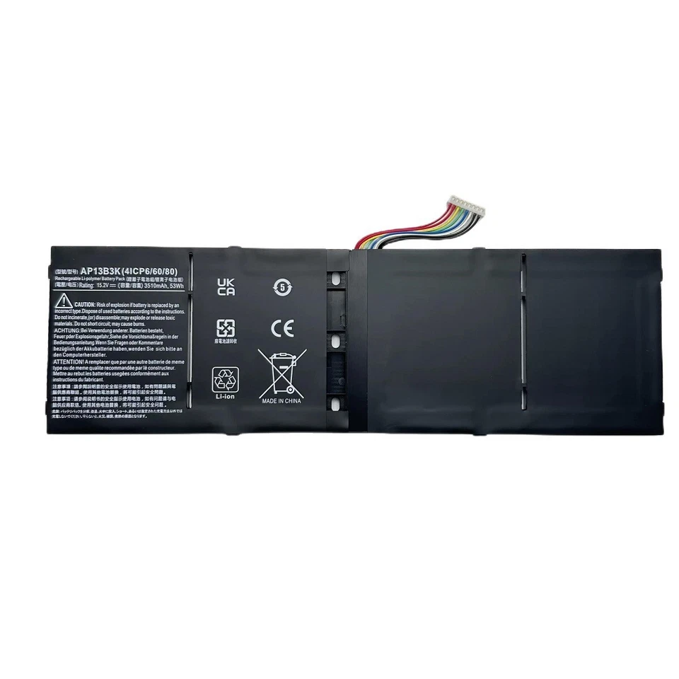 Batería AP13B3K AP13B8K para Acer Aspire V5 M5-583P V5-572P V5-572G 4ICP6/60/78 Foto 3 de 4