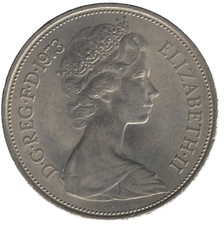 1973 British Elizabeth II 10 New Pence – Decimal Coin