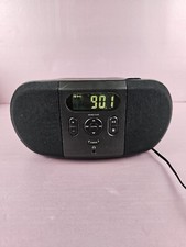 ONN Portable CD Player Boombox with Digital FM Radio - Black