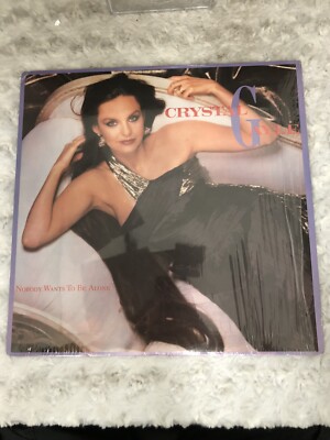 Crystal Gayle Nobody Wants To Be Alone 12'' Vinyl Record LP 1985 USED