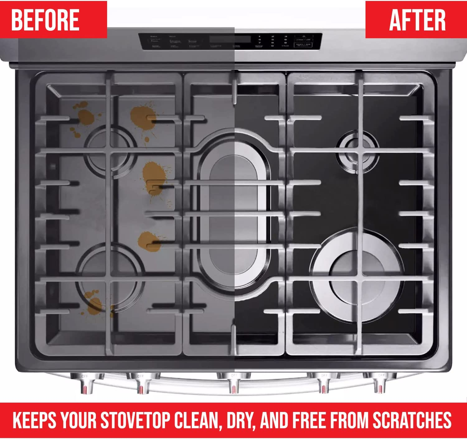 Stove Top Cover Guard Protector for Samsung Gas Range Gas Stove Burner