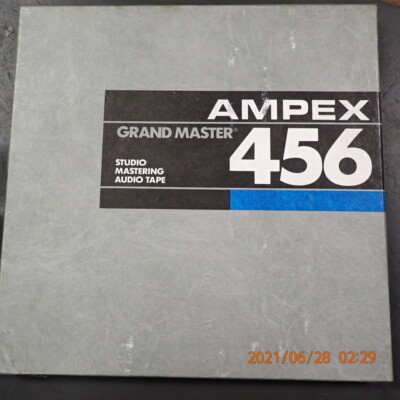 Film TV Music Sound Effects Library Blank Tape Ampex 456  Reel Master 2 track