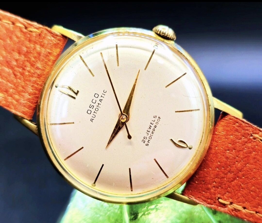 Vintage OSCO Swiss 1960's Automatic Retro 25J Men's Watch W