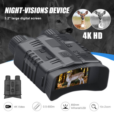 4K Nachtsichtgerät Infrarot-Fernglas 10X Digitales WIFI Jagdteleskop Tag/Nacht