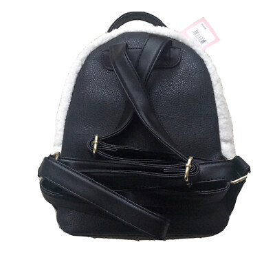 Juicy Couture Flashback Designer Backpack Sherpa Faux-Fur  display picture 1