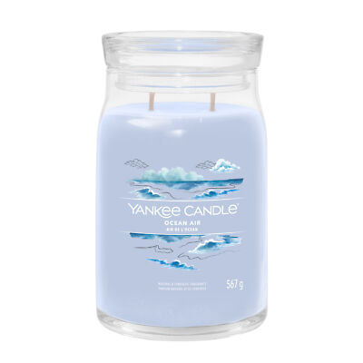 YANKEE CANDLE Große Signature Kerze OCEAN AIR 567 g Duftkerze
