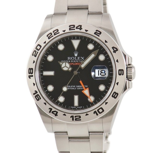 Rolex Explorer II Men's Black Watch 
