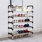 5Tier Door Side Shoes Cabinet Rack Storage Shelf Organizer Stand Holder Shelving