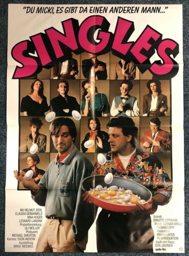 Singles - Helmut Zierl - A1 Film Poster Plakat (M-8646+ - Photo 1 sur 1