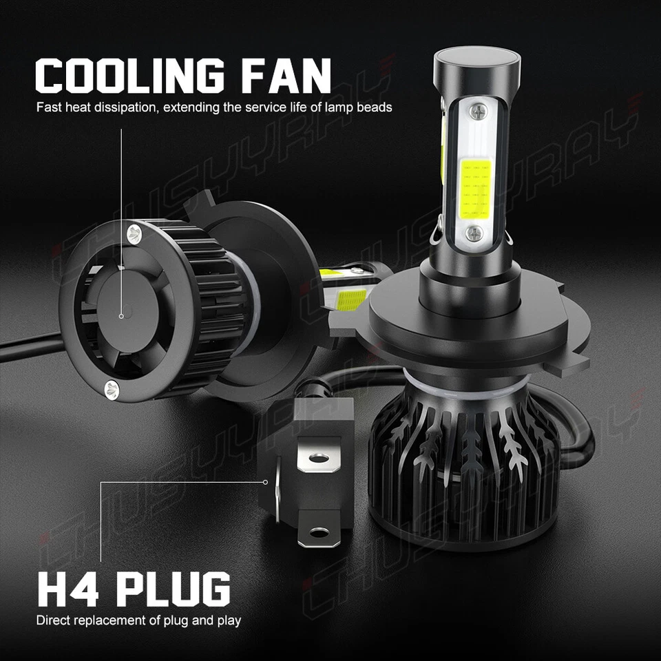 Kit de actualización de faros LED Plug&Play para Ski Doo MXZ X Renegade 800R 2008 sin mods Foto 2 de 4