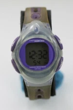 Timex Ironkids Watch Youth Plastic Clear 50m Date Light Alarm Chron Quartz