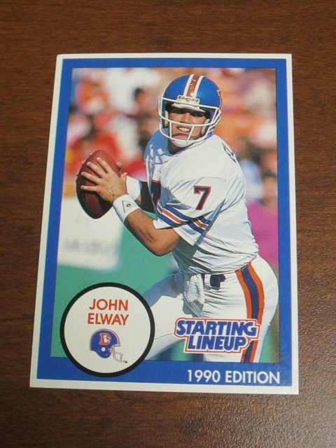 John Elway 1990 Kenner Starting Lineup Card - Denver Broncos | eBay