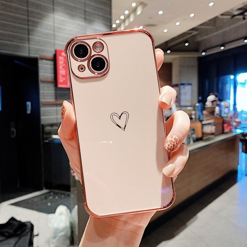 Coque antichoc pour iPhone 15 14 13 Pro Max 12 11 XS 8 Coeur Silicone Soft Étui - Photo 15 sur 18