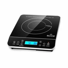 Duxtop LCD 1800W Portable Induction Cooktop - Silver/Black
