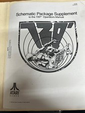 Atari - 720 - Schematic Package Supplement - NOS