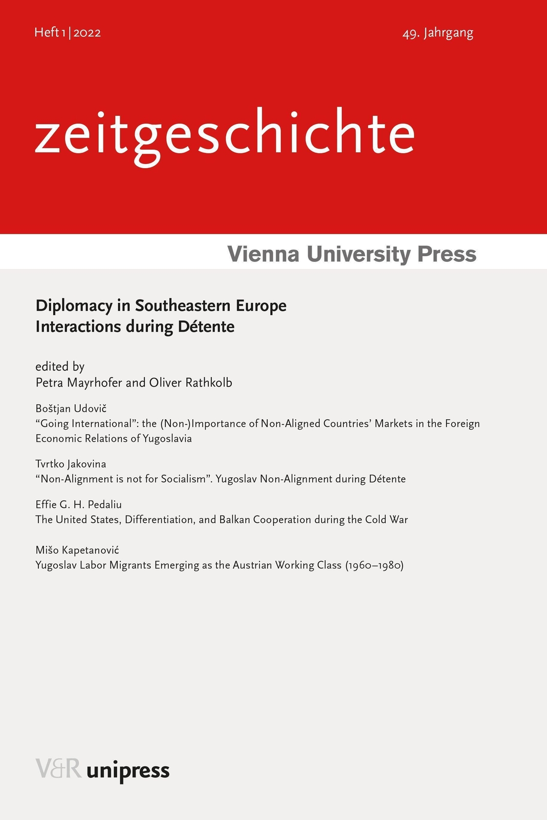 Thumbnail - Diplomacy In Southeastern Europe Petra Mayrhofer