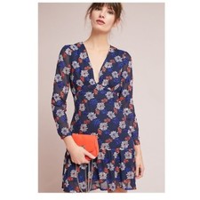 $228 NWT  Anthropologie Everly Floral Dress L new large new with tag