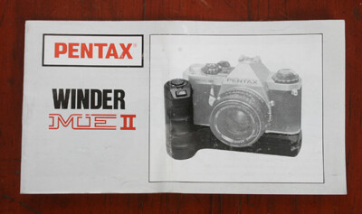 ASAHI PENTAX ME WINDER II INSTRUCTION BOOK/171827 | eBay