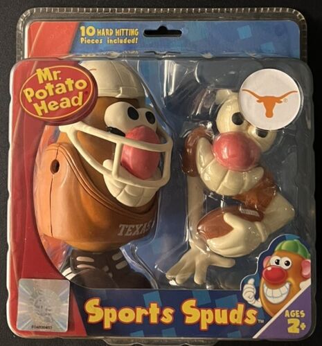 Mr. Spudy sportowe z głową ziemniaka - Texas Longhorns Piłka nożna [RZADKIE] - Zdjęcie 1 z 2