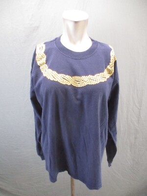 Anvil Size XL Mens Printed 100% Pre Shrunk Cotton Long Sleeve Vintage Top 077