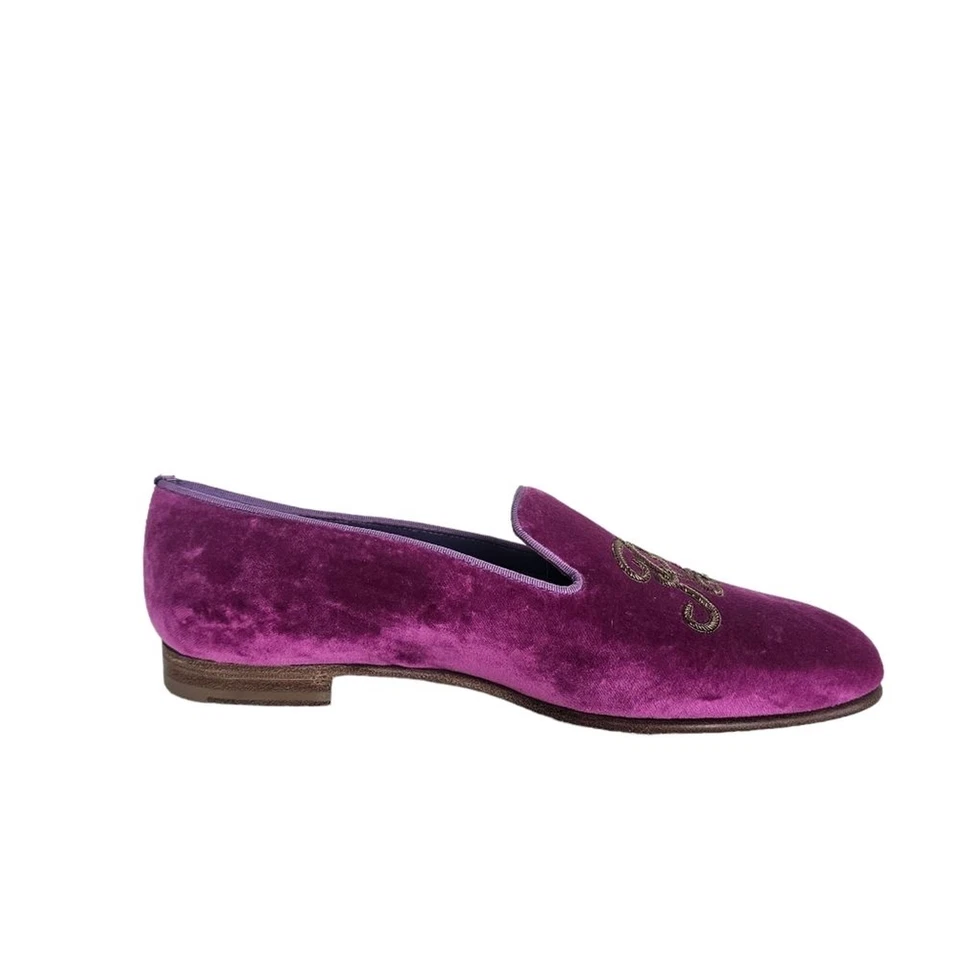 Mocasines de terciopelo Ralph Lauren Collection Alonzo (zapatos individuales) Foto 2 de 4