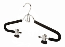 Foam Padded Metal Hanger w/Clips 10 PK