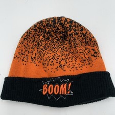 Ixtreme Boom Youth Beanie OSFA Black Orange Halloween