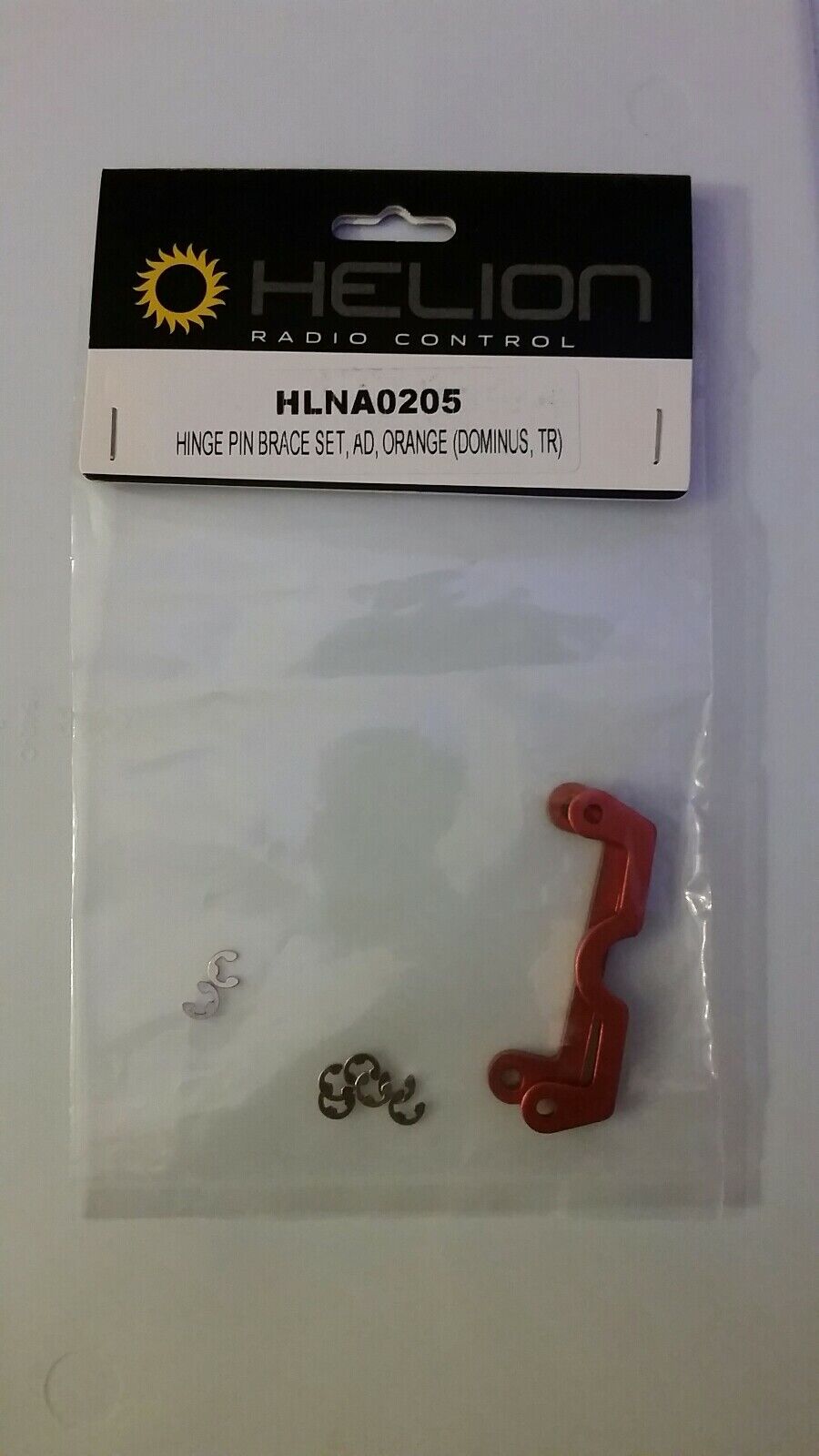 Helion HLNA0205 Dominus TR Hinge Pin Brace Set, Orange