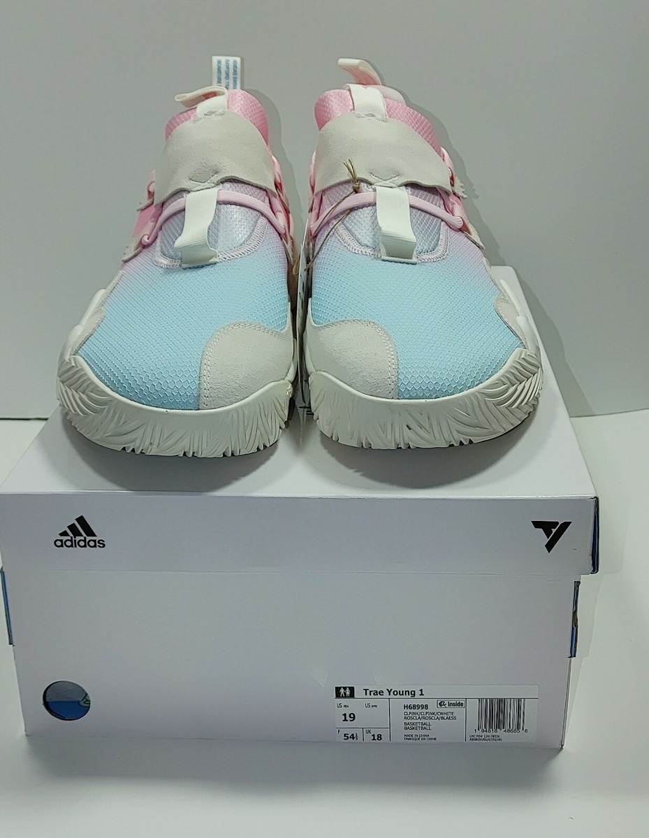 NEW Adidas Trae Young 1 'Ice Trae', ICEE, Size 19, Blue/pink