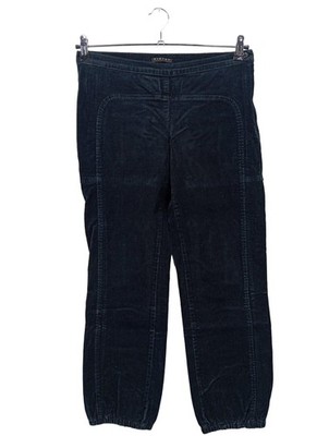 SISLEY Cordhose Damen Hose Gr. DE 38 dunkelblau Casual-Look