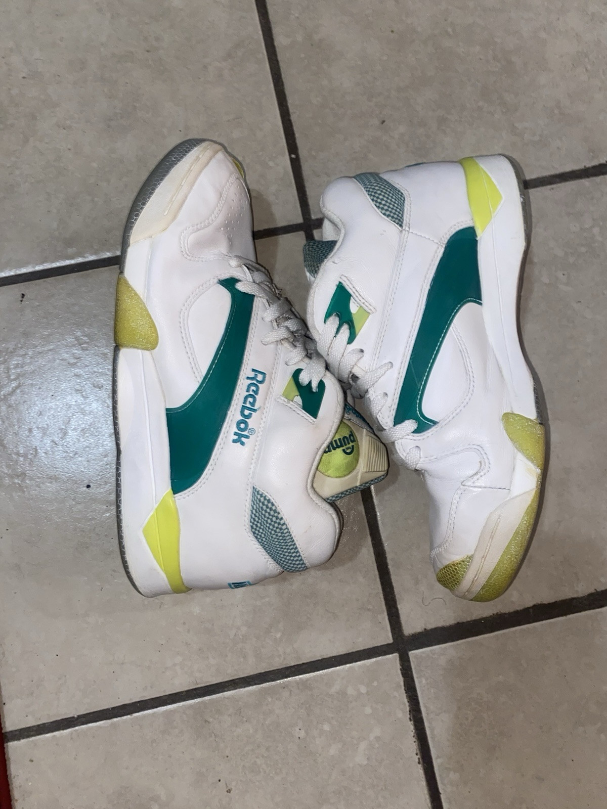 Reebok pump court victory pump TF mens size 8 with box Reebok Pump Court White Black for Sale | Authenticity  main image 4