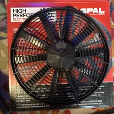 SPAL 30102120 16" 12V Puller Fan Straight Blade 1918 cfm VA18-AP70/LL-86A
